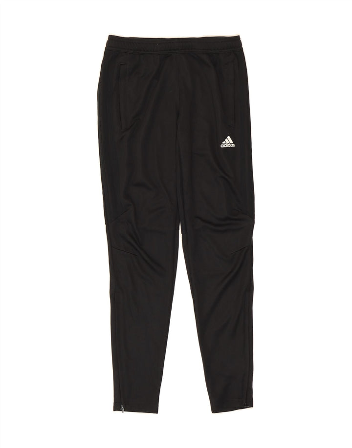 ADIDAS Womens Climacool Tracksuit Trousers UK 8/10 Small  Black Polyester Vintage Adidas and Second-Hand Adidas from Messina Hembry 