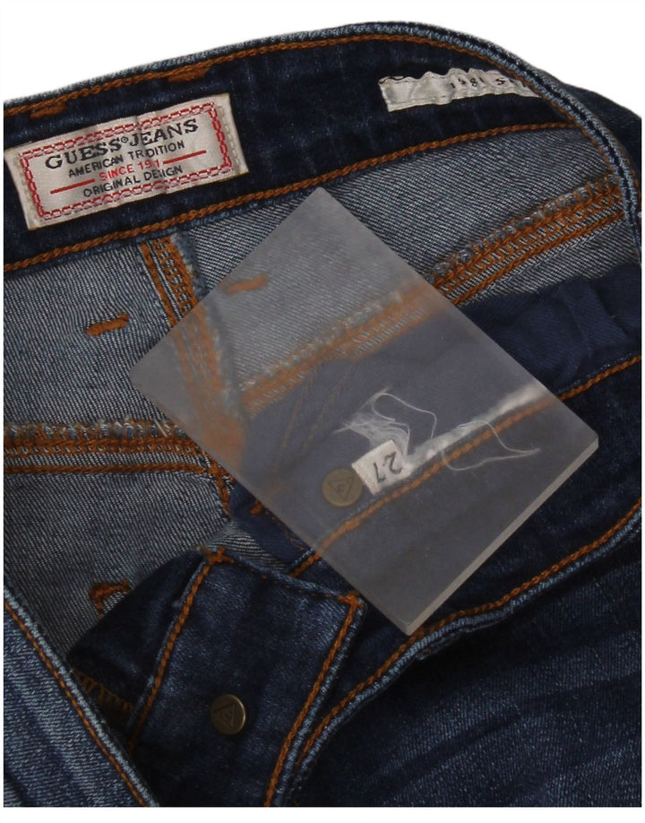 Guess Womens Skinny Jeans W27 L29 Blue