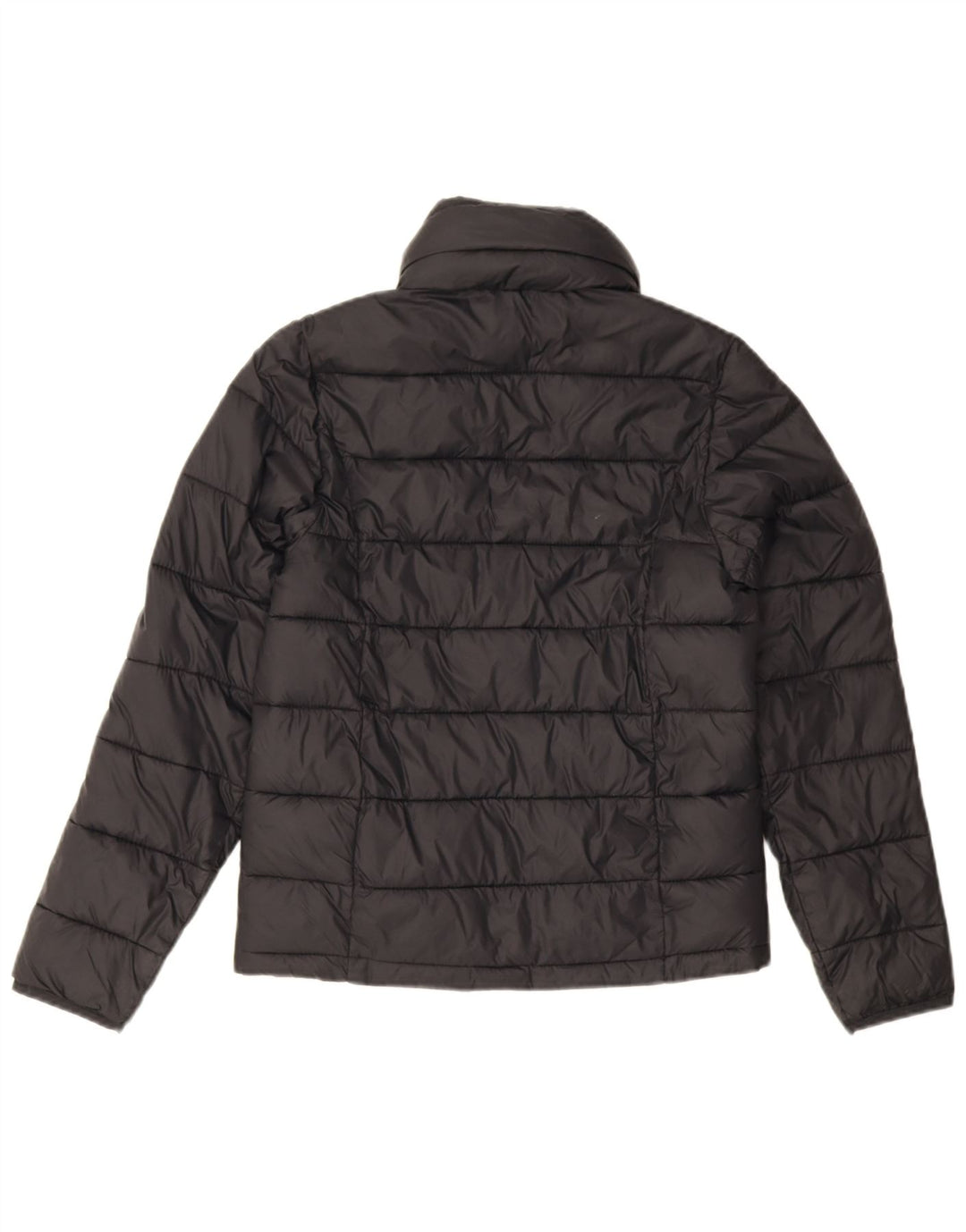 Abercrombie & Fitch Damen Wattierte Jacke UK 2 2XS Schwarz Polyester