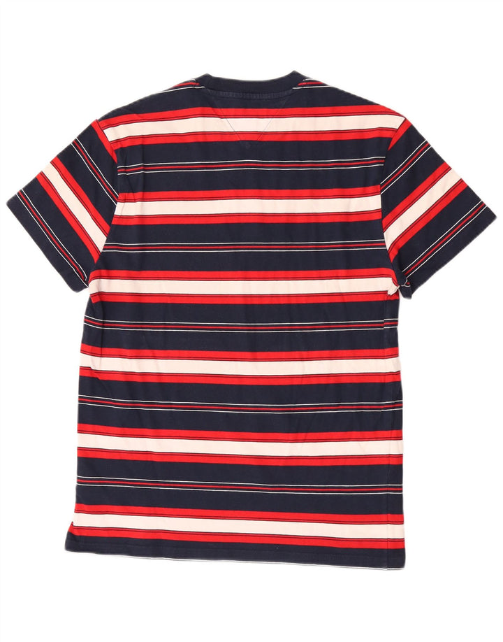 Tommy Hilfiger Mens Short Sleeve T-Shirt Top Medium Multicoloured Striped