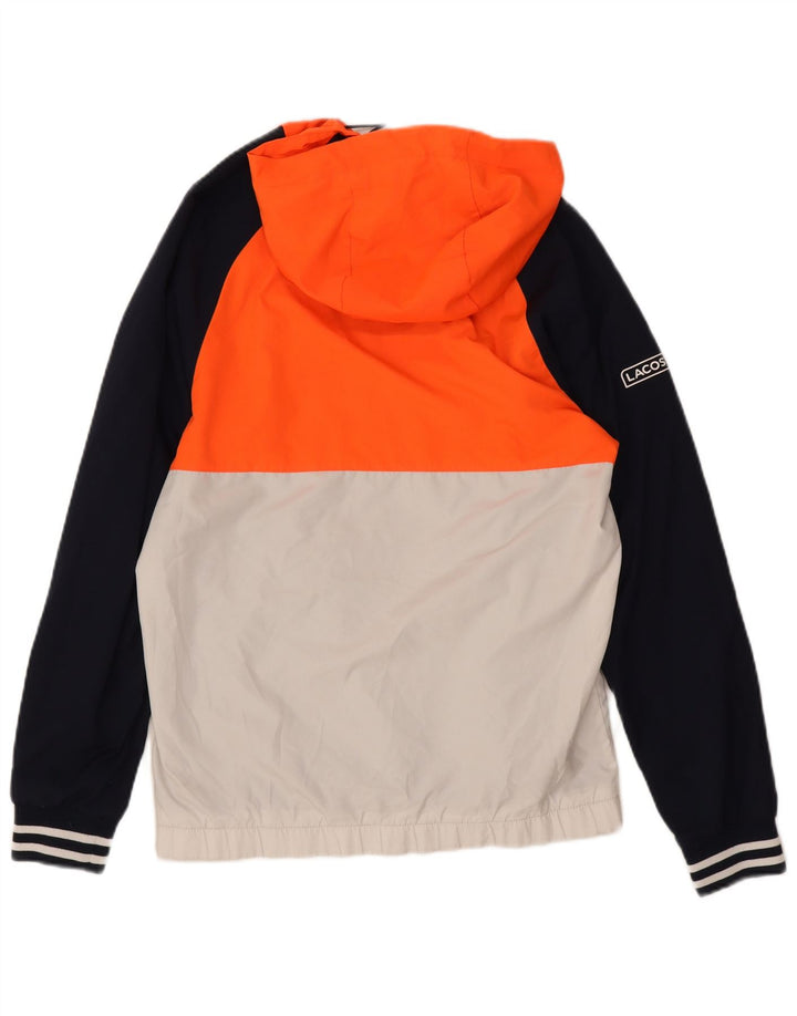 Lacoste Mens Tracksuit Top Jacket Size 4 Medium Multicoloured Colourblock
