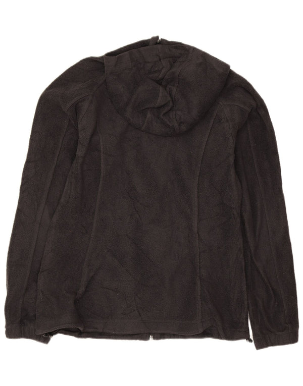 Columbia Chaqueta polar con capucha para hombre UK 36 Small Poliéster negro