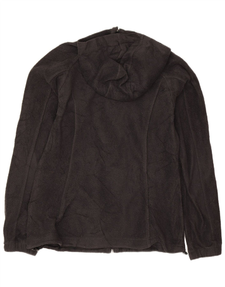 Columbia Chaqueta polar con capucha para hombre UK 36 Small Poliéster negro