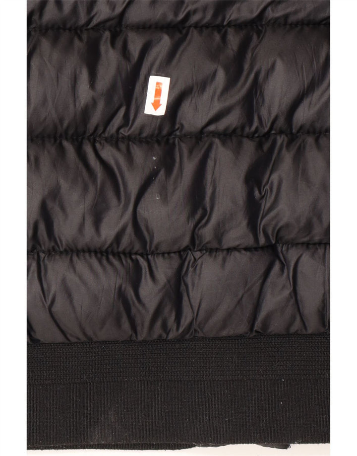 JACK WILLS Polstret jakke til kvinder UK 12 Medium Sort Polyester