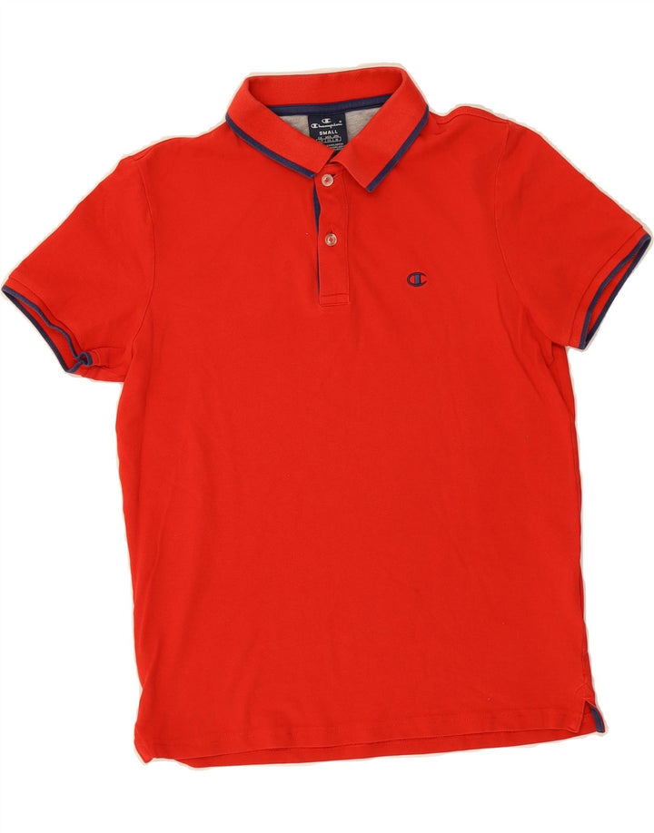 CHAMPION Mens Polo Shirt Small Red Cotton Vintage Champion and Second-Hand Champion from Messina Hembry 