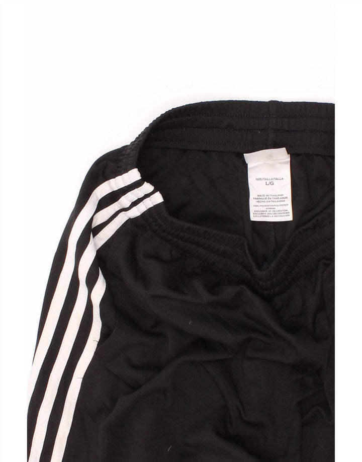 Adidas Boys Sport Shorts 13-14 Years Large Black Polyester