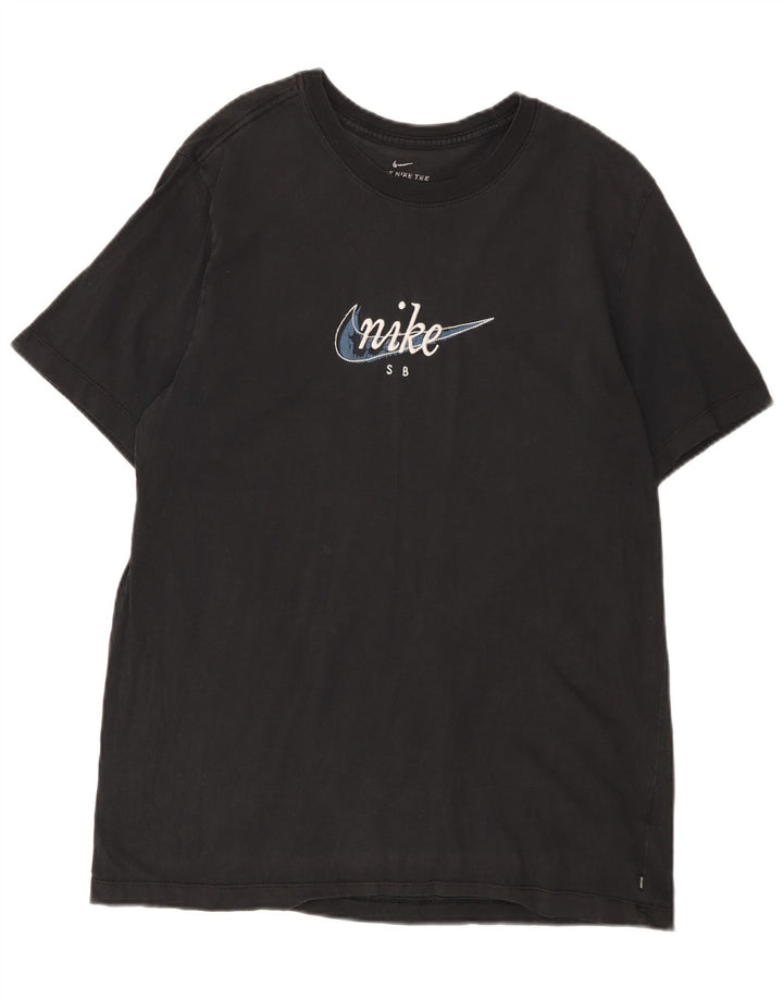 Nike - Camiseta gráfica para hombre, talla grande, color negro