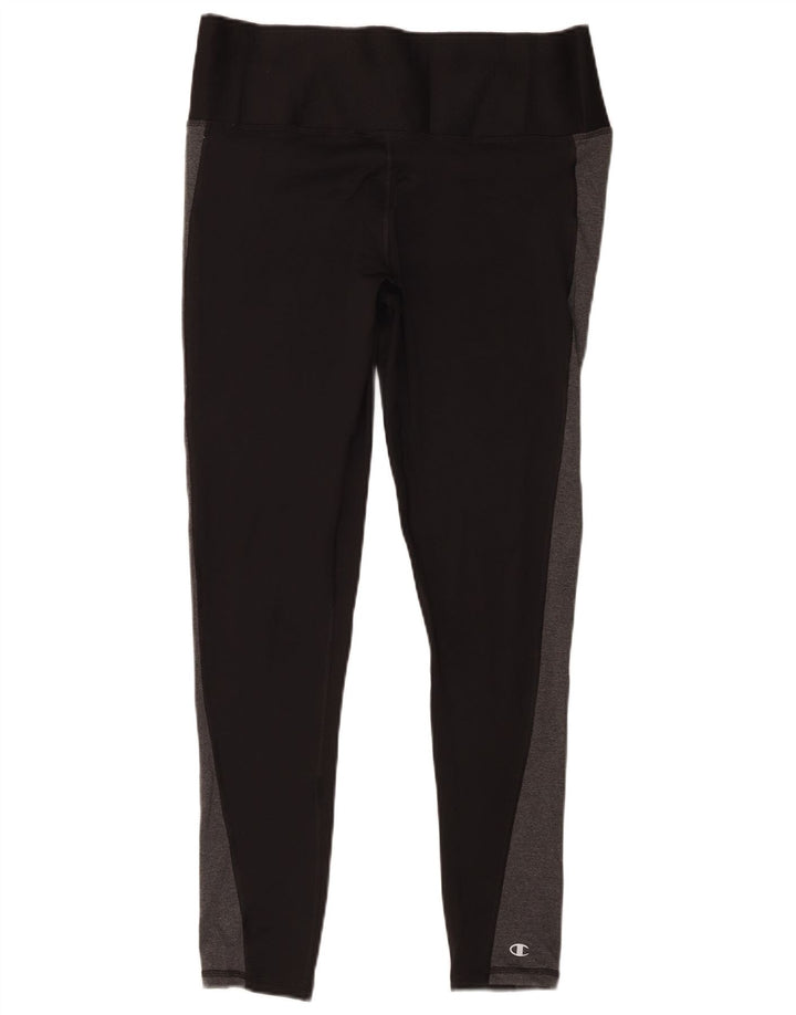 Champion Womens Leggings UK 18 XL Sort Colourblock Polyester