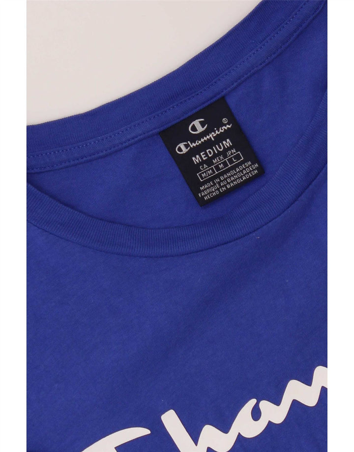Ανδρικό T-Shirt Champion Graphic Top Medium Blue