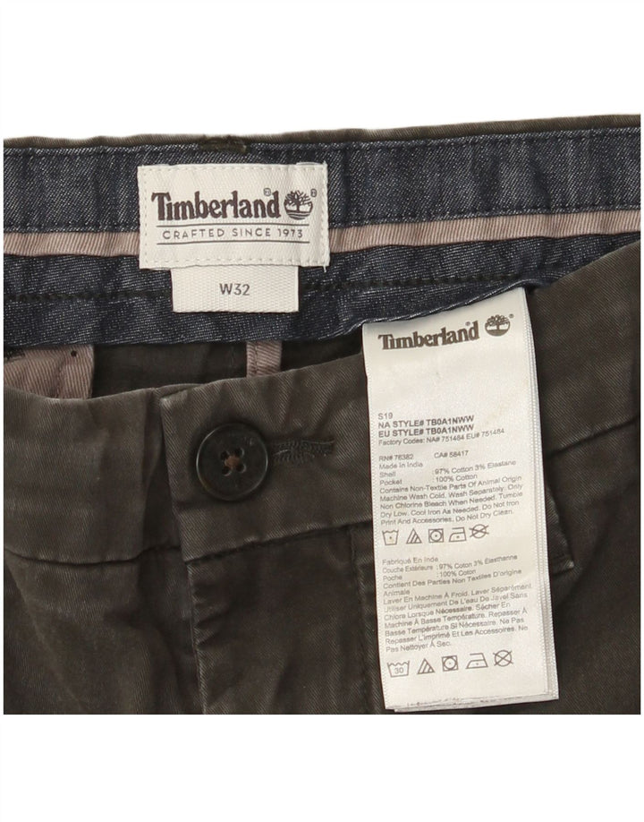 Męskie spodenki Chino Timberland W32 Średnioszara bawełna