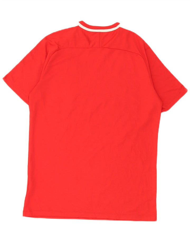 Tricou grafic Nike Dri Fit pentru bărbați Top Medium Red Geometric Poliester