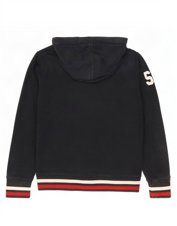 Superdry Graphic Hoodie-Pullover für Damen, UK 14, Größe L, Marineblau, Baumwolle