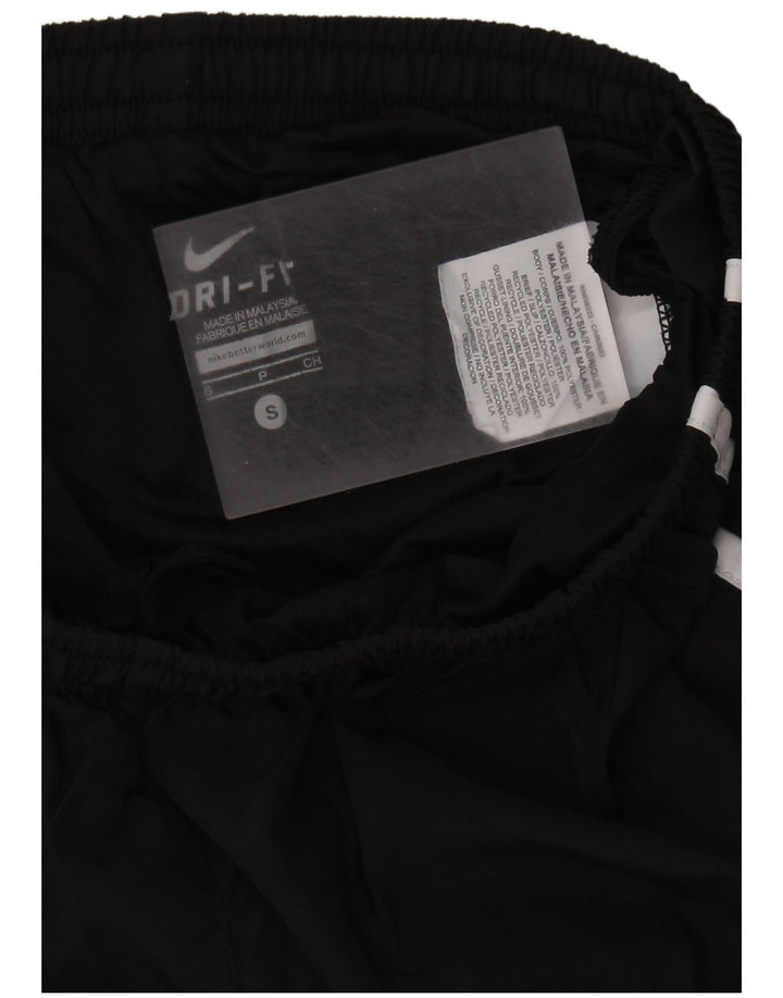 NIKE Womens Dri Fit Sport Shorts UK 8 Small  Black Polyester