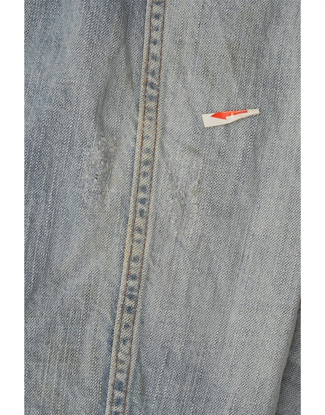 Wrangler Mens Denim Jacket UK 44 2XL Blue Cotton