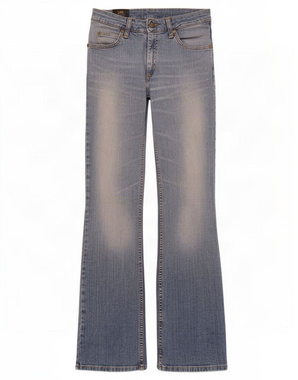 Lee Damen Cameron Bootcut Jeans W28 L33 Blaue Baumwolle