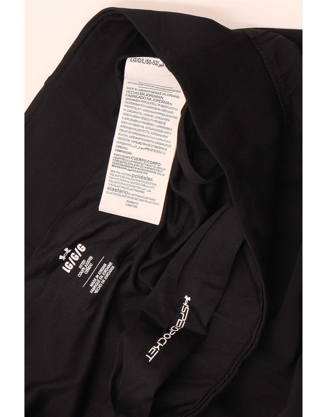 Under Armour Mens Sport Shorts Large Black Polyester