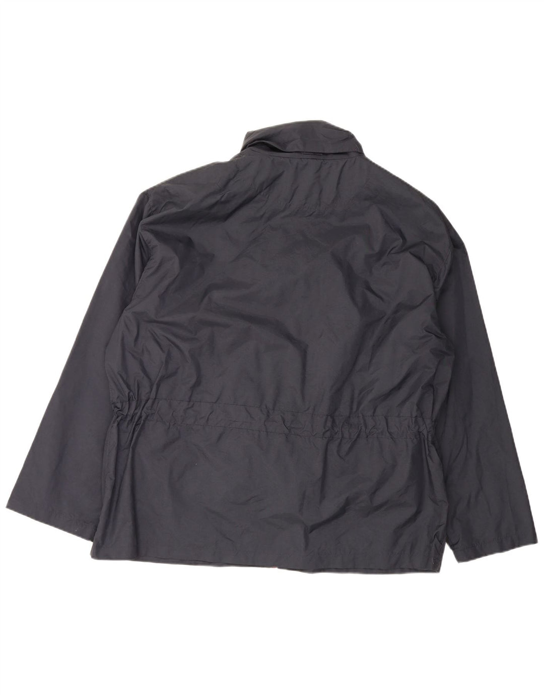 Spalding Mens Rain Jacket UK 42 XL Navy Blue Nylon