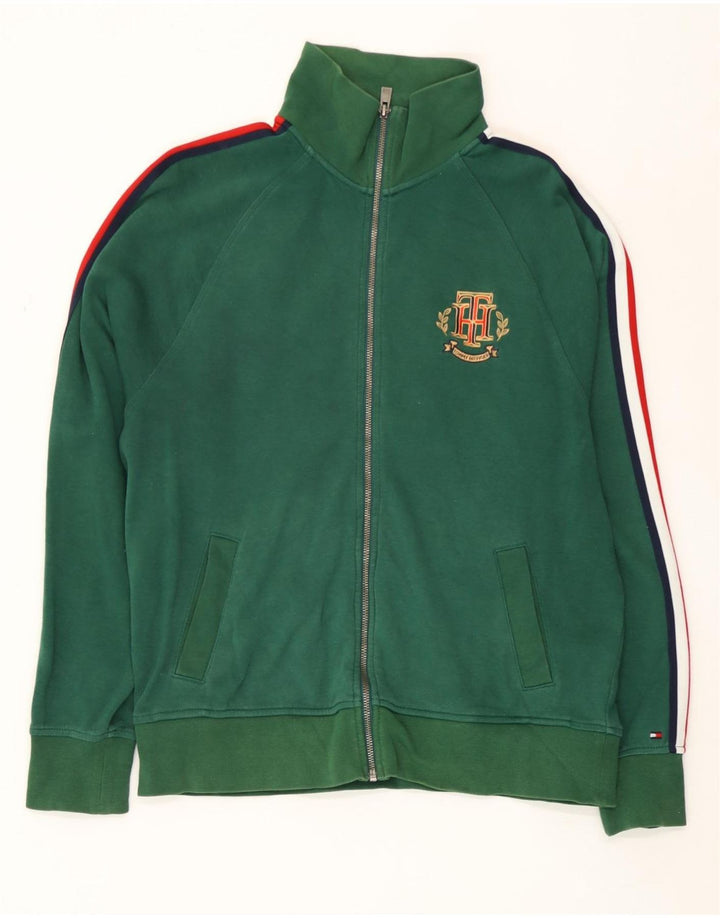 Tommy Hilfiger Herre træningsdragt Topjakke Medium Grøn Colourblock