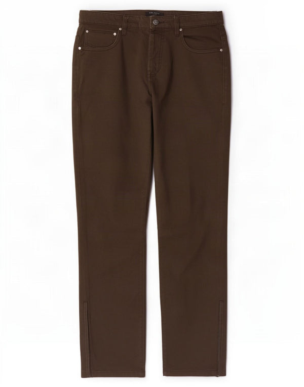 Ted Baker Herre Slim Casual Bukser W32 L31 Khaki Bomuld