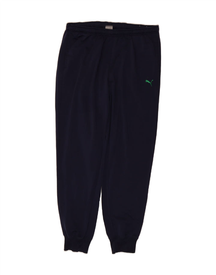 PUMA Mens Tracksuit Trousers Joggers 2XL  Navy Blue Vintage Puma and Second-Hand Puma from Messina Hembry 