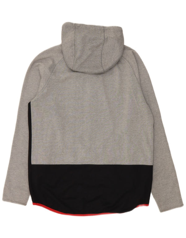 Nike Veste de survêtement à capuche pour homme en coton color block Gris Taille L