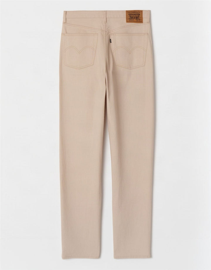 Levi's Mens Straight Jeans W36 L34 Beige Cotton