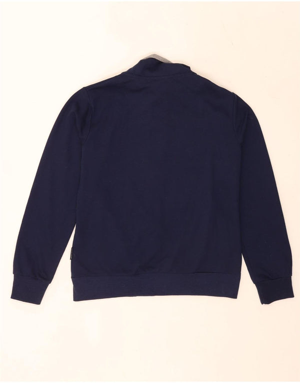 Diadora træningsdragt topjakke til kvinder UK 14 Medium Navy Blue Colourblock