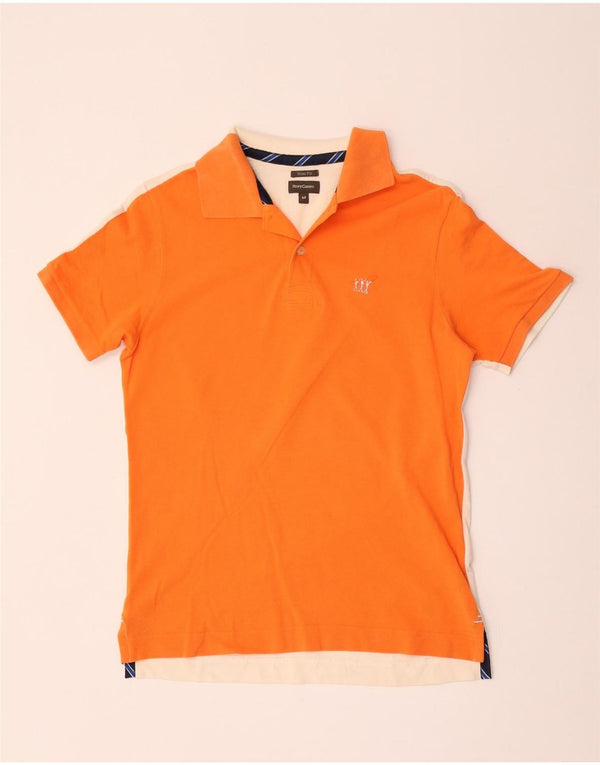 Henry Cottons Herre Slim Fit Polo Shirt Medium Orange Bomuld