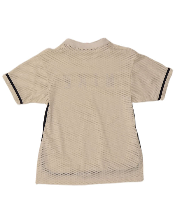Nike T-shirt graphique pour hommes, petit, blanc, polyester, sport