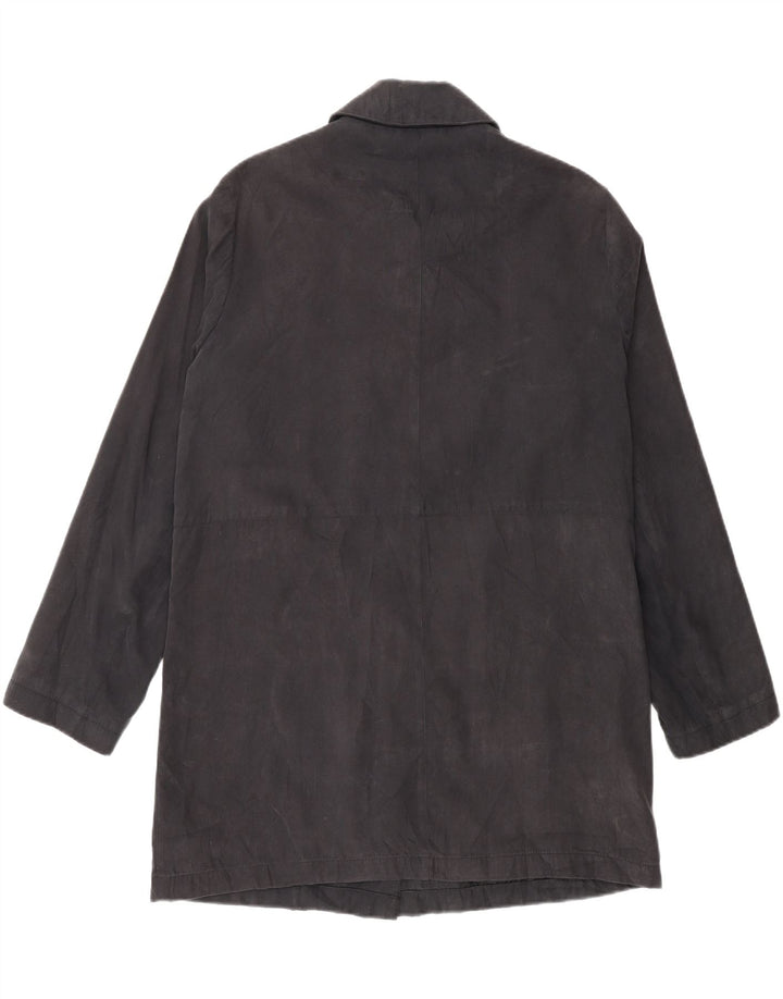 London Fog Damenmantel UK 14 Mittelschwarzes Polyester