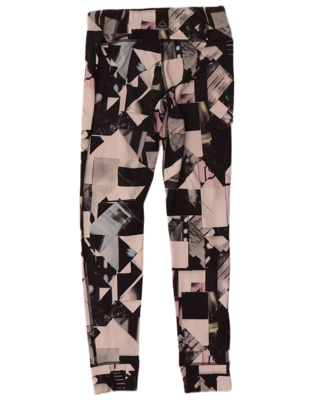 Reebok női leggings UK 8/10 kis tarka geometrikus poliészter