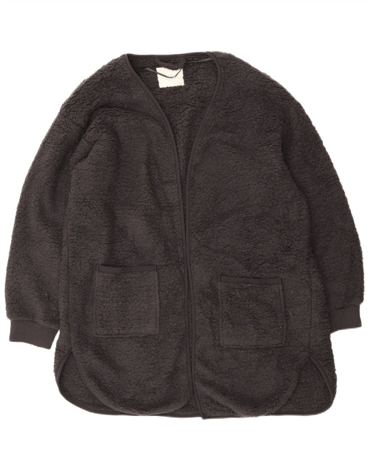 MARKS & SPENCER Womens Longline Cardigan Sweater UK 14 Medium Black