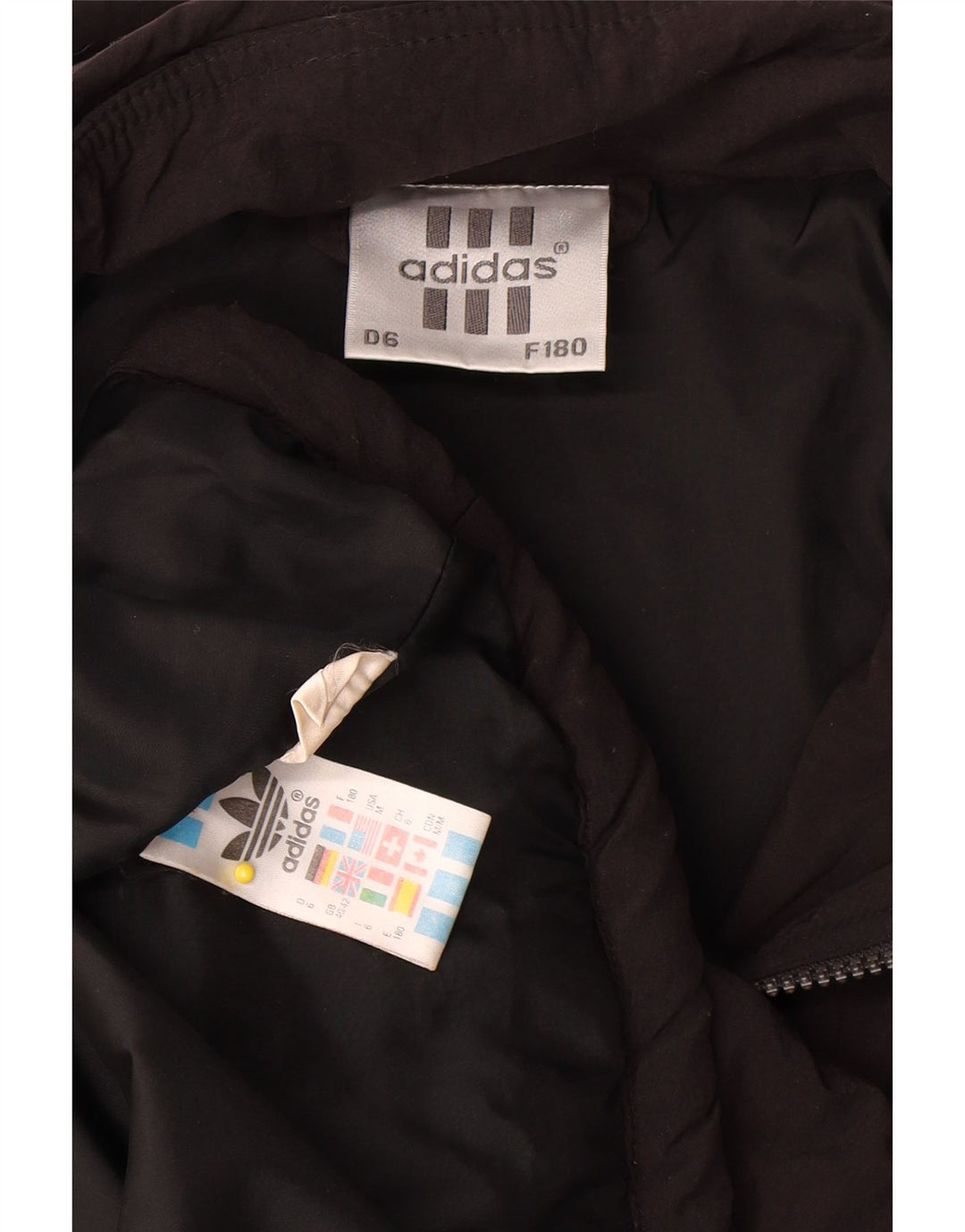 Adidas Mens Graphic Windbreaker Jacket UK 40/42 Medium Black Colourblock