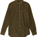 AMERICAN EAGLE OUTFITTERS Mens Classic Fit Shirt Medium Khaki Cotton Vintage American Eagle Outfitters and Second-Hand American Eagle Outfitters from Messina Hembry 