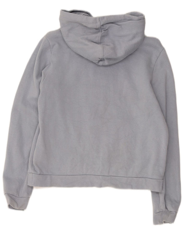 Hurley Dame Grafisk Hoodie Jumper UK 10 Small Blue Cotton