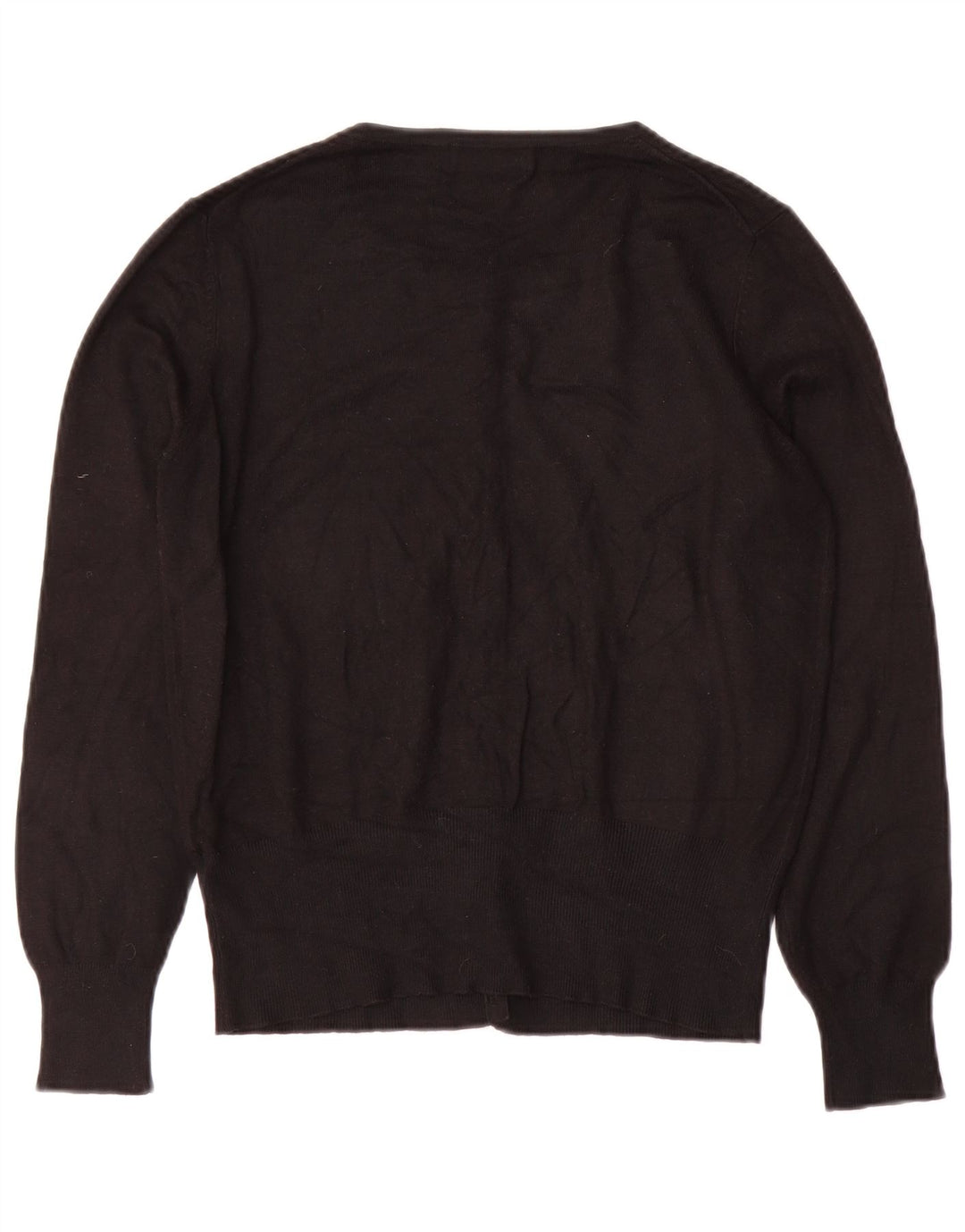 Marks & Spencer Womens Cardigan Sweater UK 14 Medium Black