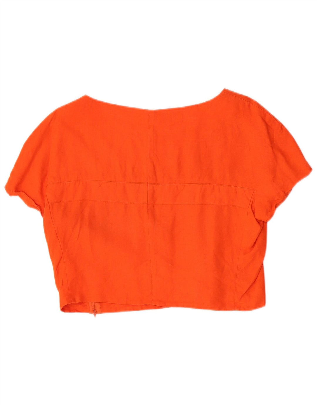 Genny Womens 2 Piece Set US 10 Large Orange Linen