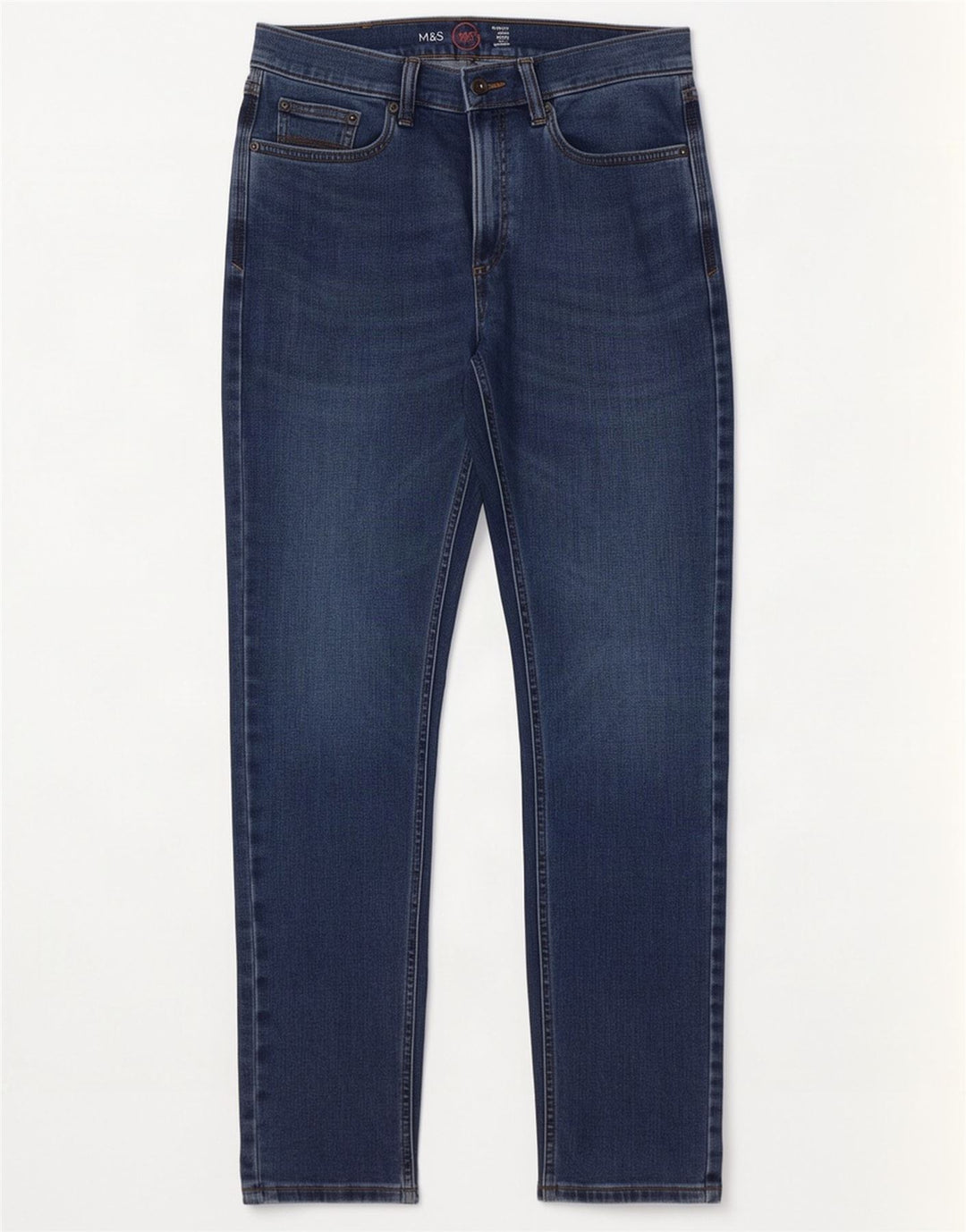 Marks & Spencer Mens Slim Jeans W30 L29 Blue Cotton