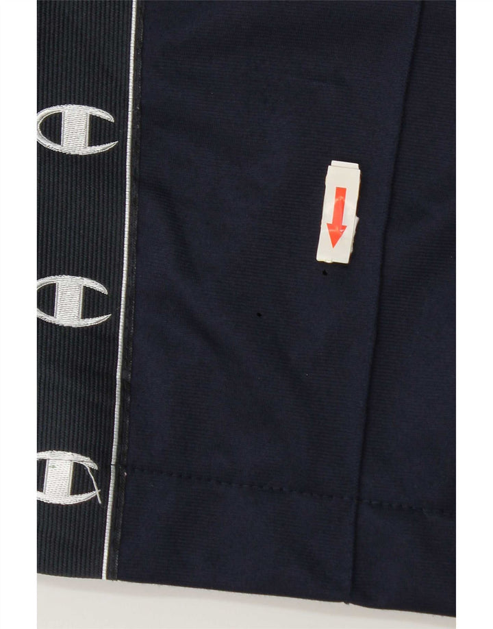 Champion Mens Graphic Tracksuit Trousers Large  Navy Blue Polyester