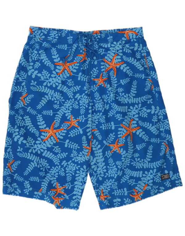 Herod Sport Badeshorts til mænd XL Blå blomster