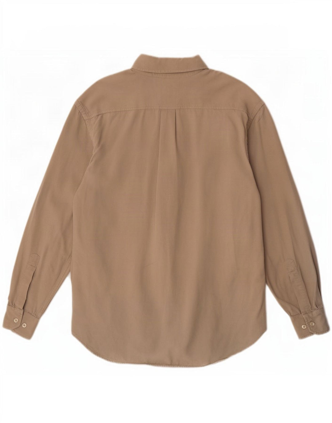 Murphy & Nye Mens Shirt Medium Beige Cotton