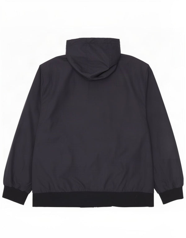 Мужская двусторонняя куртка-бомбер Gant с капюшоном UK 46 3XL Темно-синий хлопок