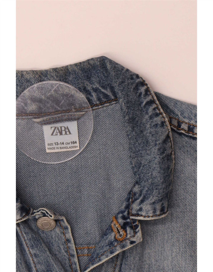 Zara Jeansjacke für Jungen, 13–14 Jahre, Blau