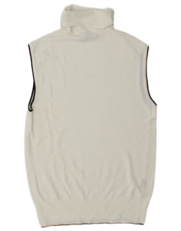 Zara Womens Vest Tank Top UK 12 Medium White
