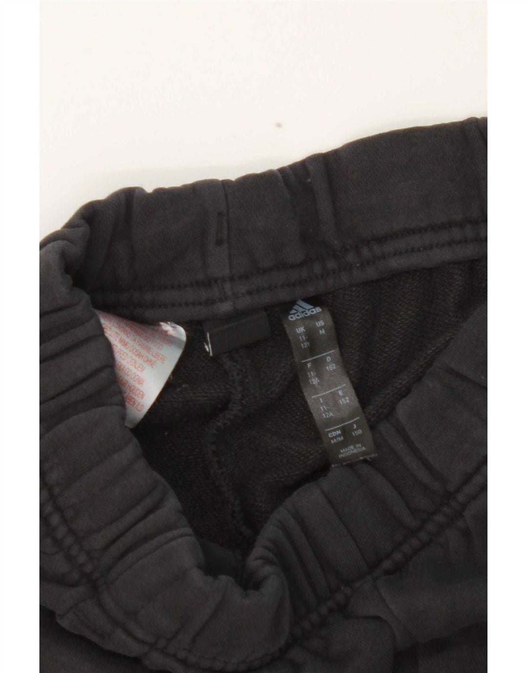 Adidas Boys Graphic Tracksuit Trousers 11-12 Years  Black
