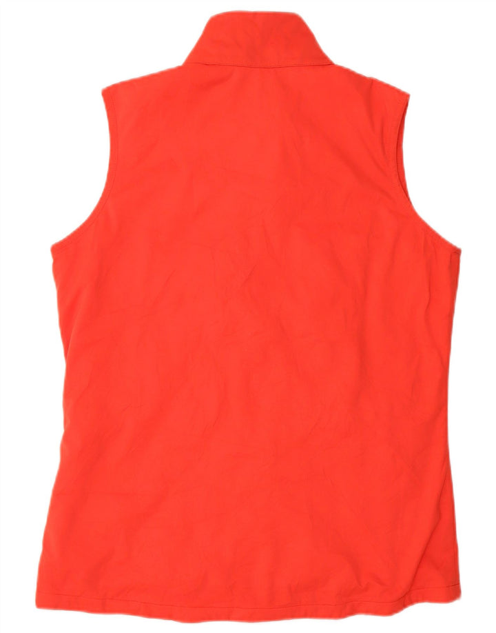 Giacca da tuta senza maniche da donna Nike UK 14 poliestere rosso medio