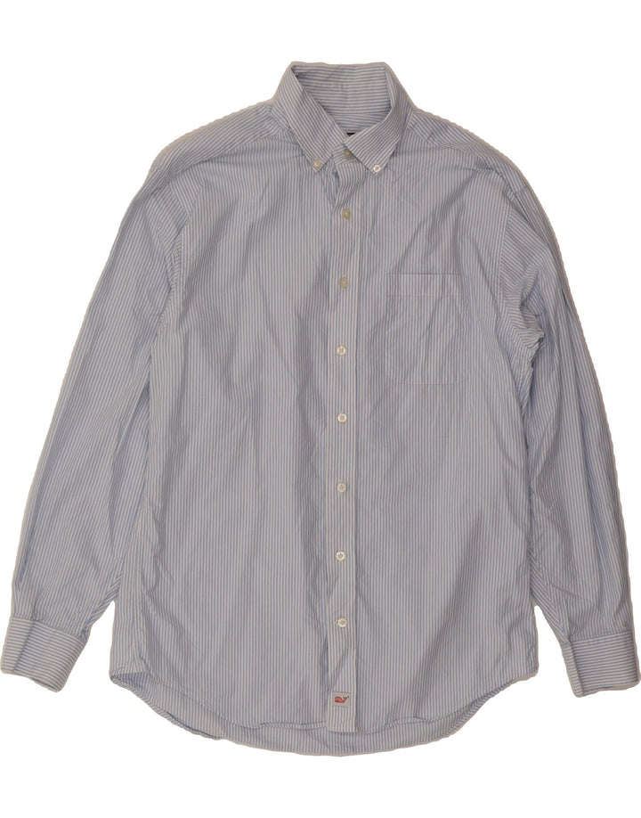 VINEYARD VINES Mens Shirt Medium Blue Pinstripe Cotton Vintage Vineyard Vines and Second-Hand Vineyard Vines from Messina Hembry 