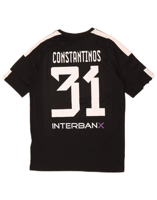 Adidas Boys Aris Limassol FC. Graphic T-Shirt Top 15-16 Years Black
