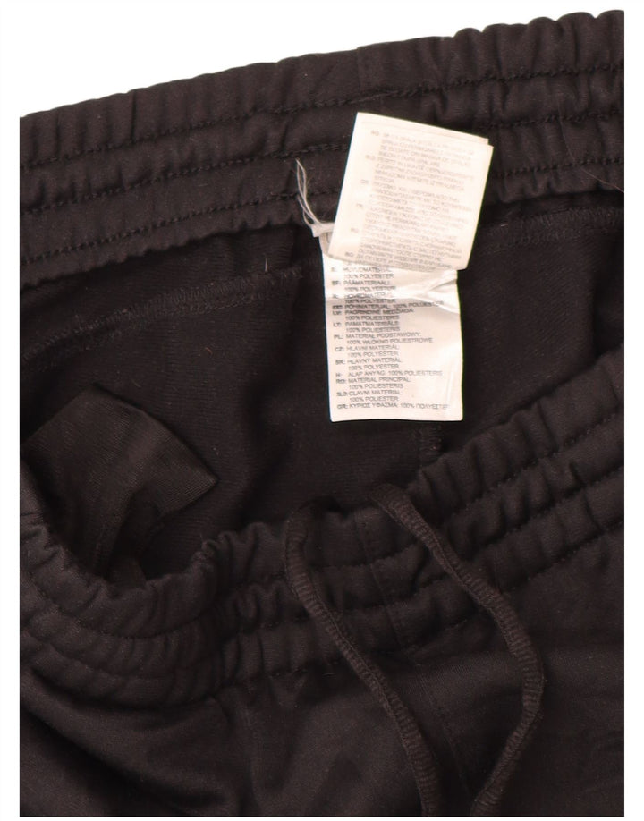 Adidas Mens Tracksuit Trousers Medium Black Colourblock Polyester