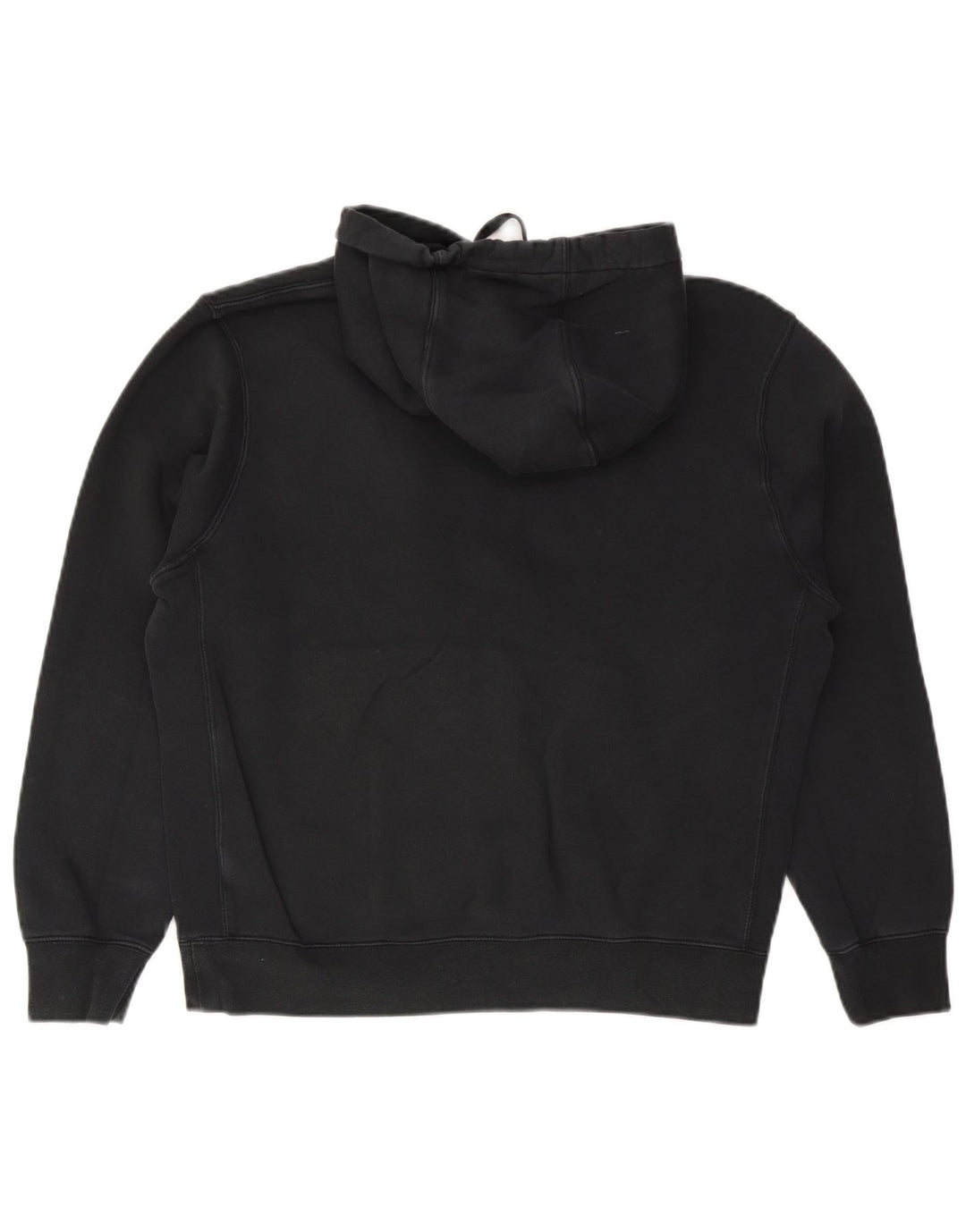 Nike Mens Hoodie Jumper Medium Black Cotton